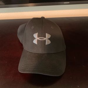 Under armour black hat size medium/large